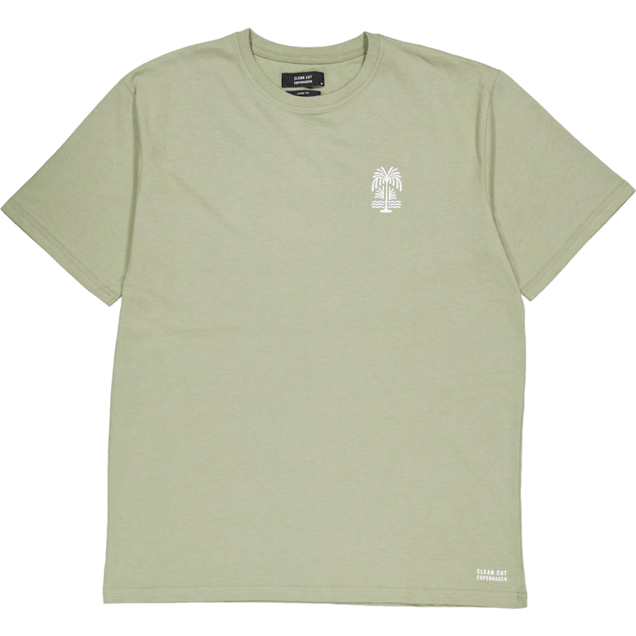 Augustus Organic Tee Dusty Green