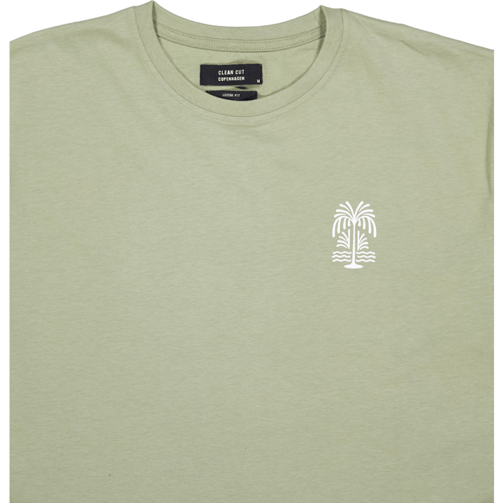 Augustus Organic Tee Dusty Green