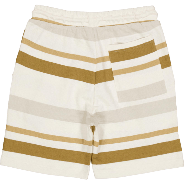 Calton Striped Structured Shor Ecru/khaki Stripe