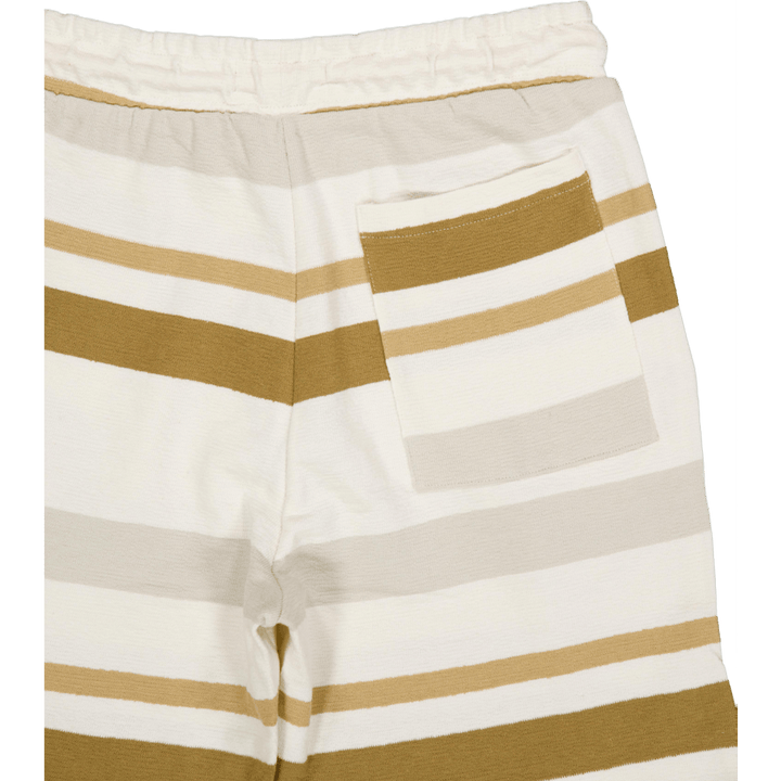 Calton Striped Structured Shor Ecru/khaki Stripe