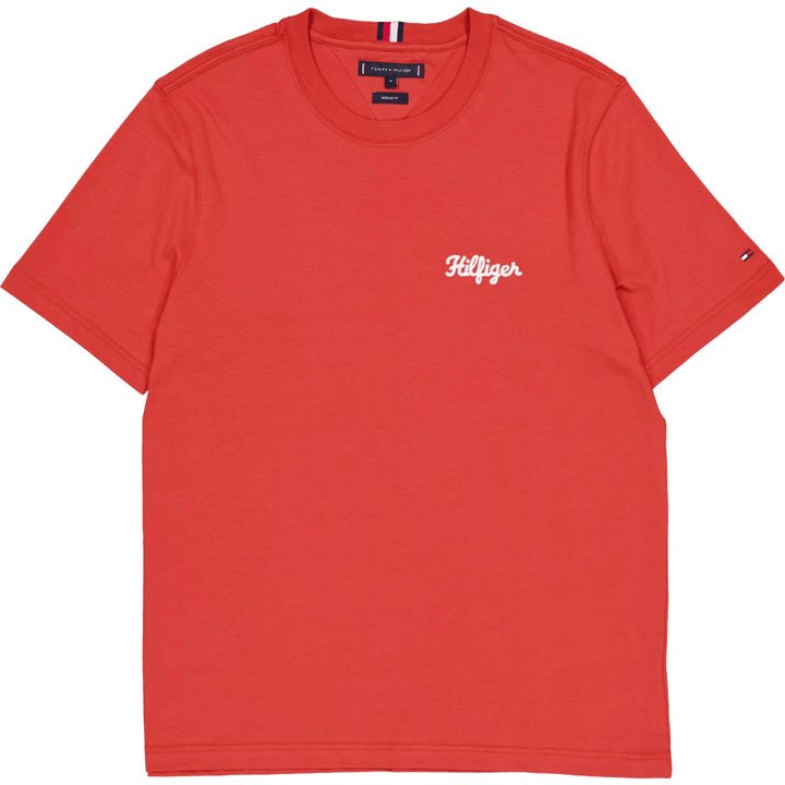 Hilfiger Kettenstich Tee Xm0-terra Rot