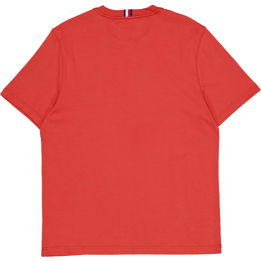 Hilfiger Kettenstich Tee Xm0-terra Rot