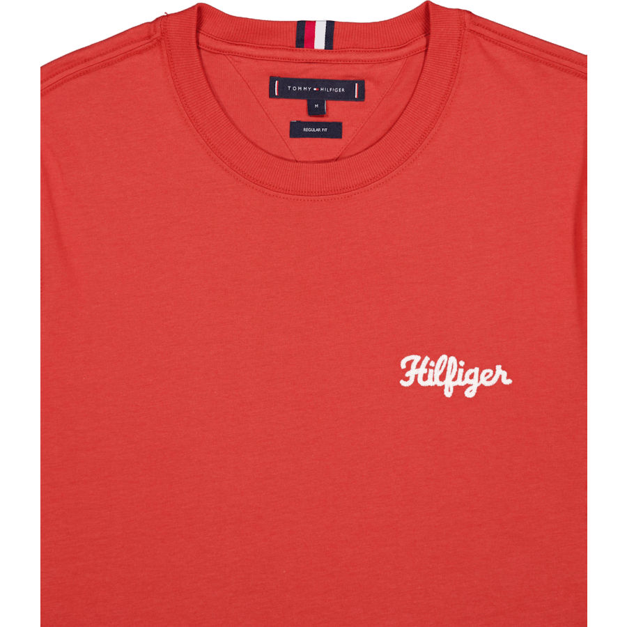 Hilfiger Kettenstich Tee Xm0-terra Rot
