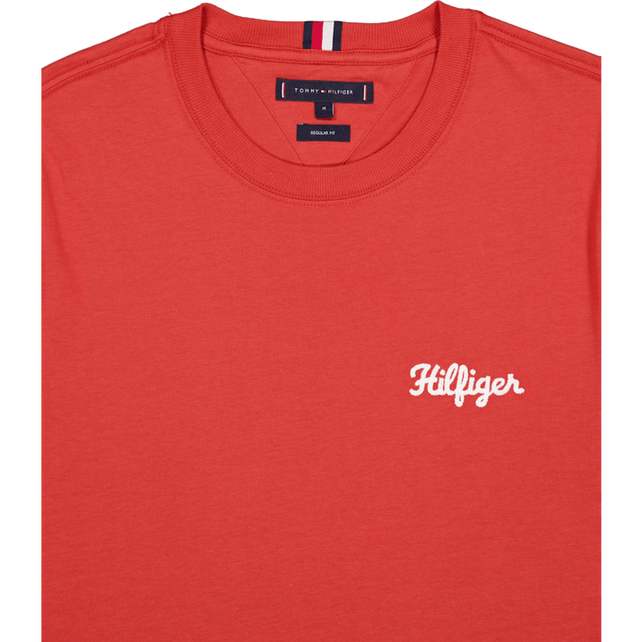 Hilfiger Kettenstich Tee Xm0-terra Rot