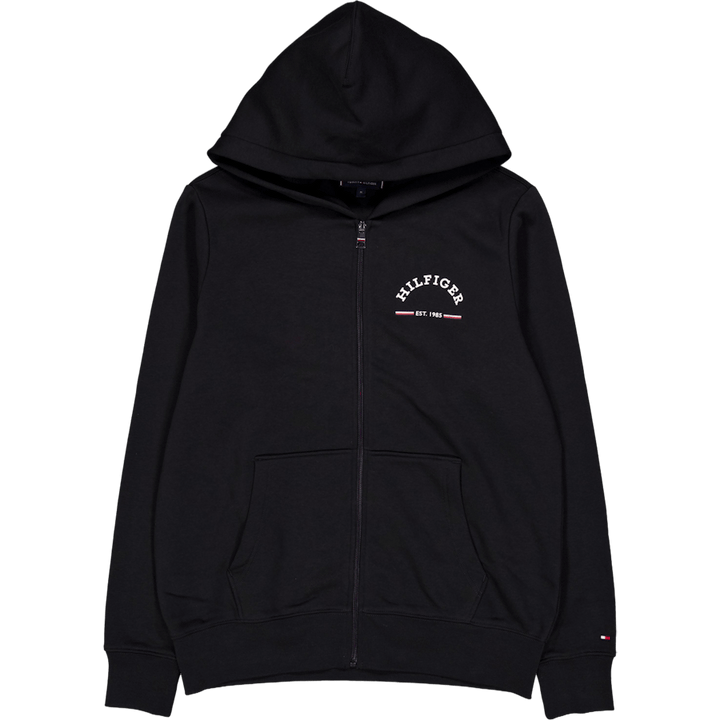 Sweat à capuche zippé Roundall BDS-noir
