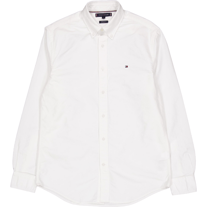 Solid Heritage Oxford Rf Skjorta Ycf-optic Vit