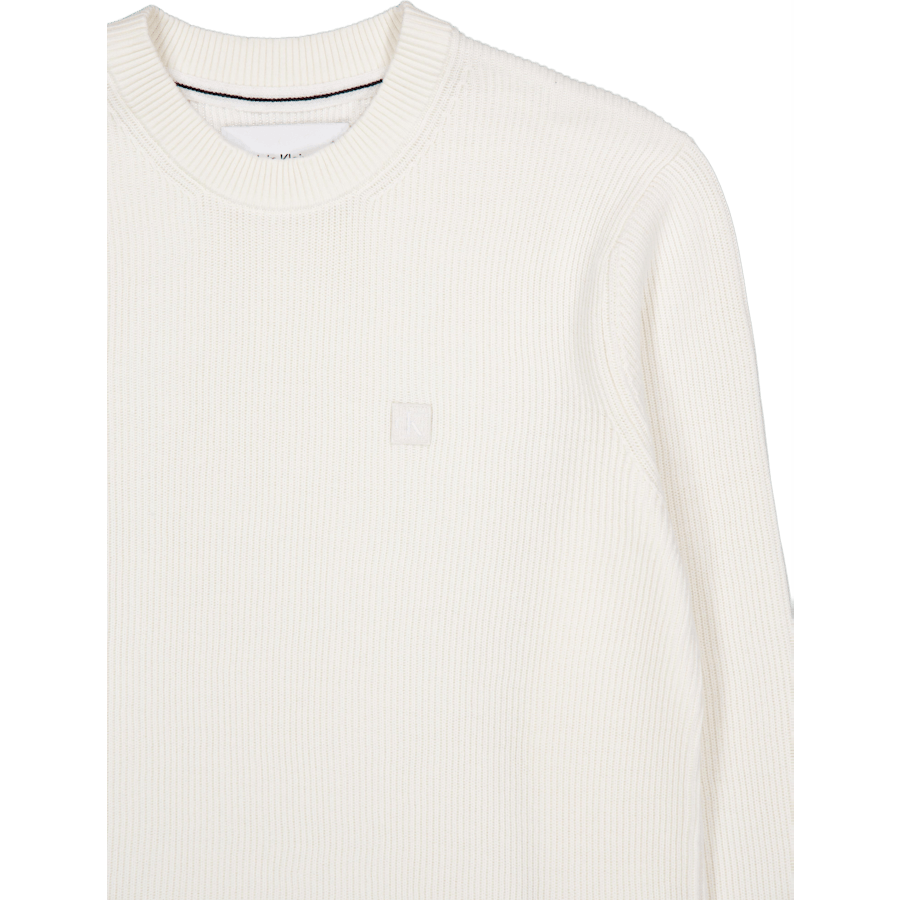 Ck Embro Badge Sweater Ybi-ivory