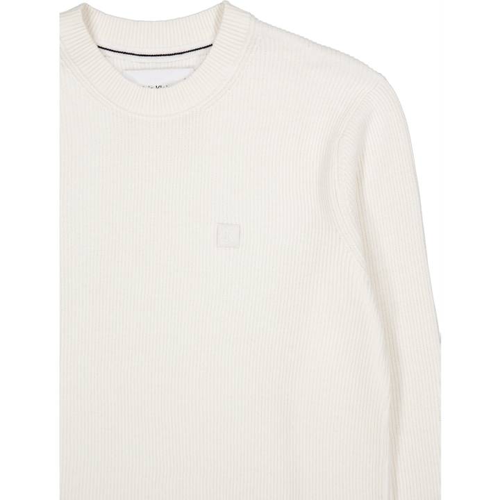 Ck Embro Badge Sweater Ybi-ivory