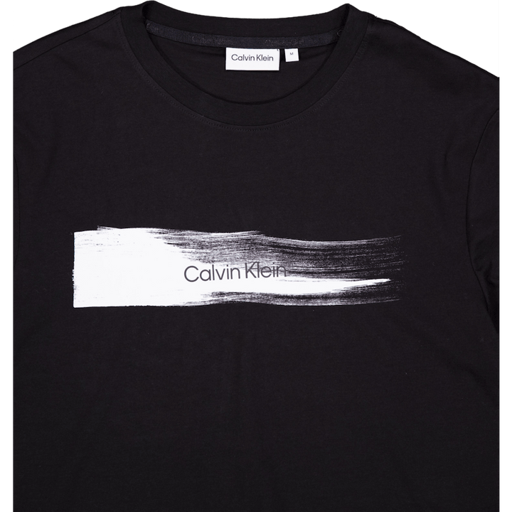 Brush Logo T-shirt Beh-ck Black