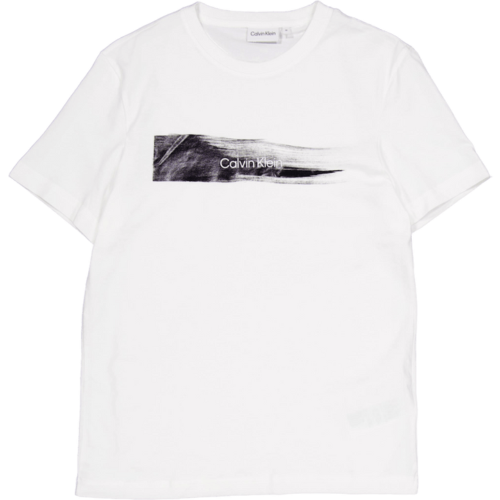 T-shirt avec logo Brush Yaf-Bright Blanc