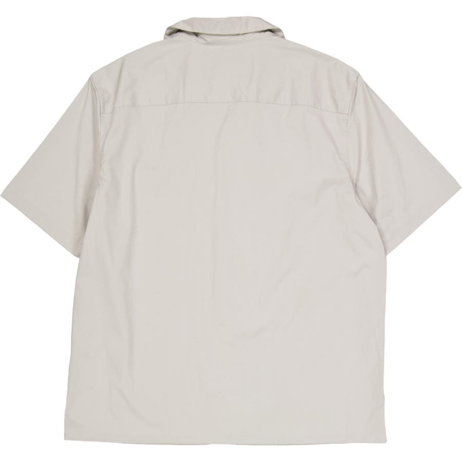 Poplin Cuban Collar S/s Shirt Pc7-london Fog