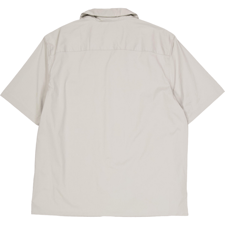 Poplin Cuban Collar S/s Shirt Pc7-london Fog