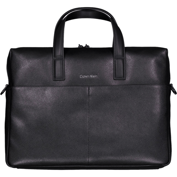 Ck Must Laptop Bag Beh-ck Black Saffiano