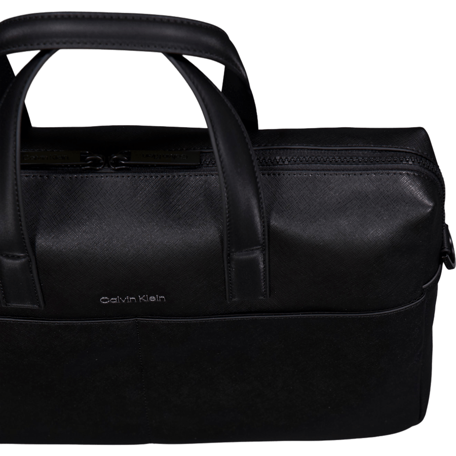 Ck Must Laptop Bag Beh-ck Black Saffiano