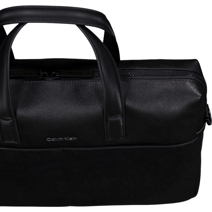 Ck Must Laptop Bag Beh-ck Black Saffiano