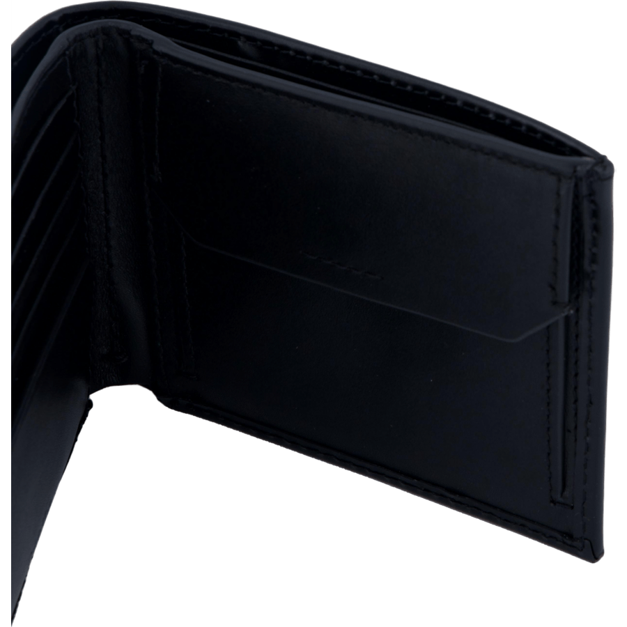 Portefeuille CK Smooth Bifold 5 cc avec pièce de monnaie Beh-ck Noir