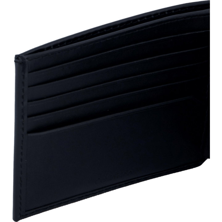 Portefeuille CK Smooth Bifold 5 cc avec pièce de monnaie Beh-ck Noir