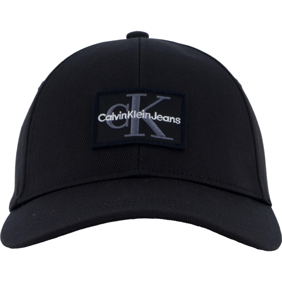 Mono Logo Patch Cap Beh-black