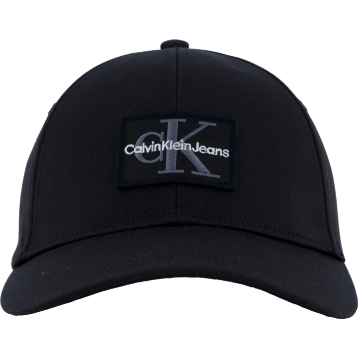 Mono Logo Patch Cap Beh-black