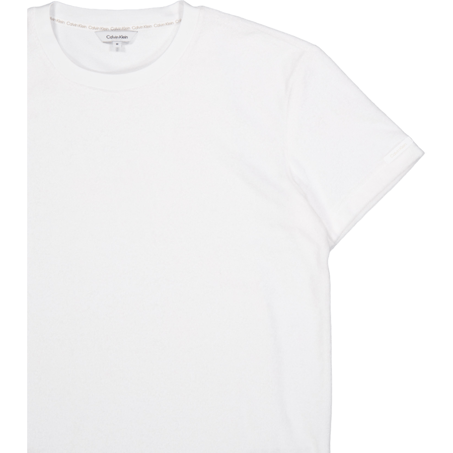 Crew Neck Towelling Tee Ycd-pvh Classic White