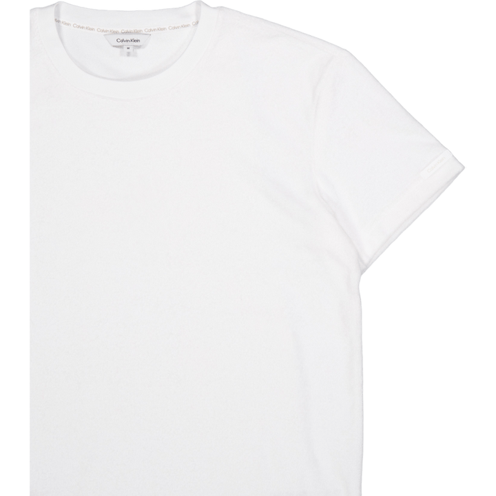 Crew Neck Towelling Tee Ycd-pvh Classic White