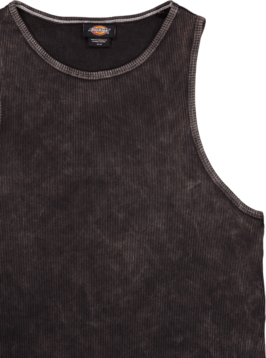 Gilet Newington con doppia tintura/lavaggio acido nero
