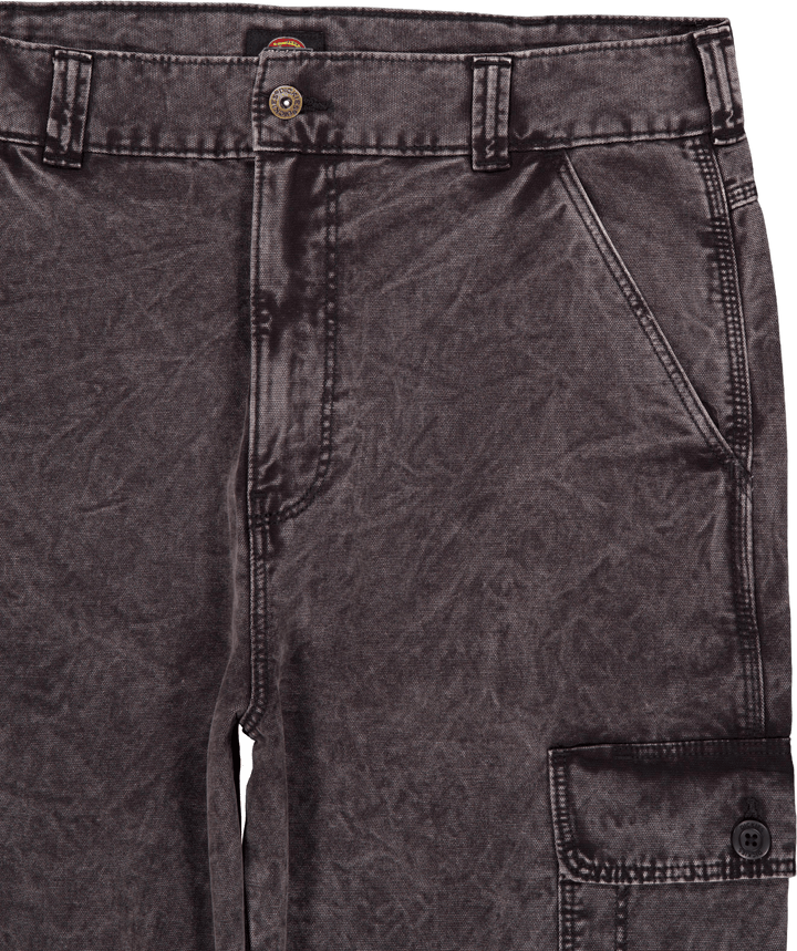 Newington Pant Dble Dye/acid Wash Black