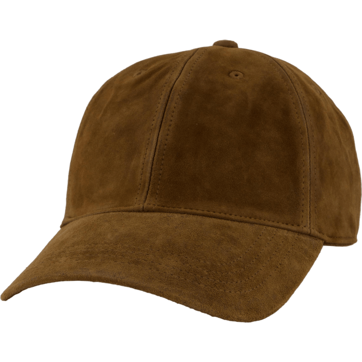 Suede Ball Cap Smith Brown