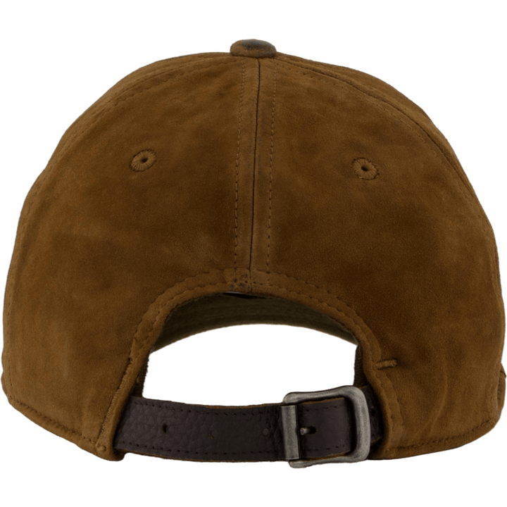 Suede Ball Cap Smith Brown