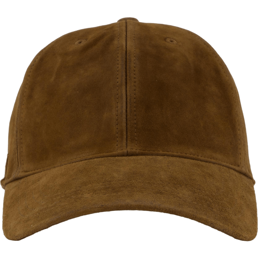 Suede Ball Cap Smith Brown