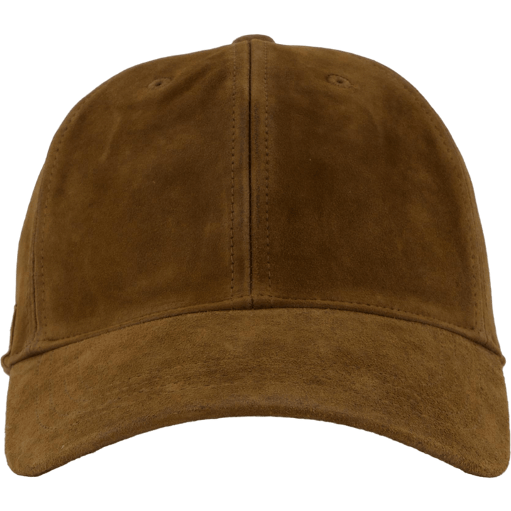 Suede Ball Cap Smith Brown