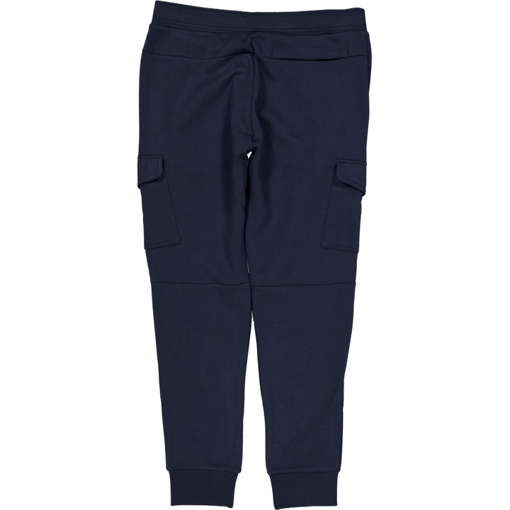 Pantalon de jogging cargo en tricot double, bleu aviateur