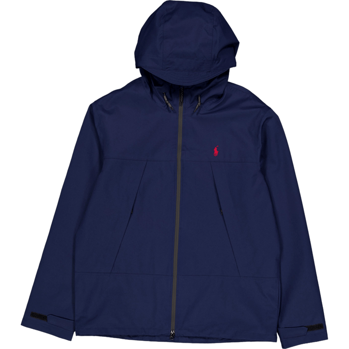 Water-Resistant Hooded Jacket Newport Navy