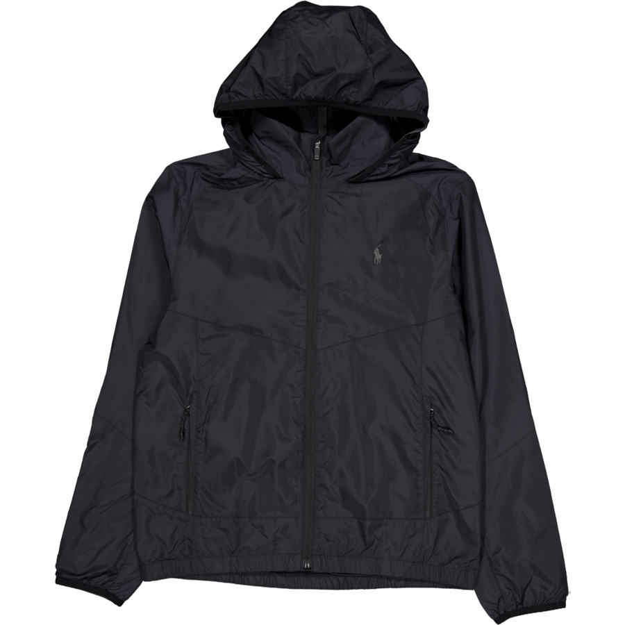 Water-Repellent Ripstop Jacket Polo Black