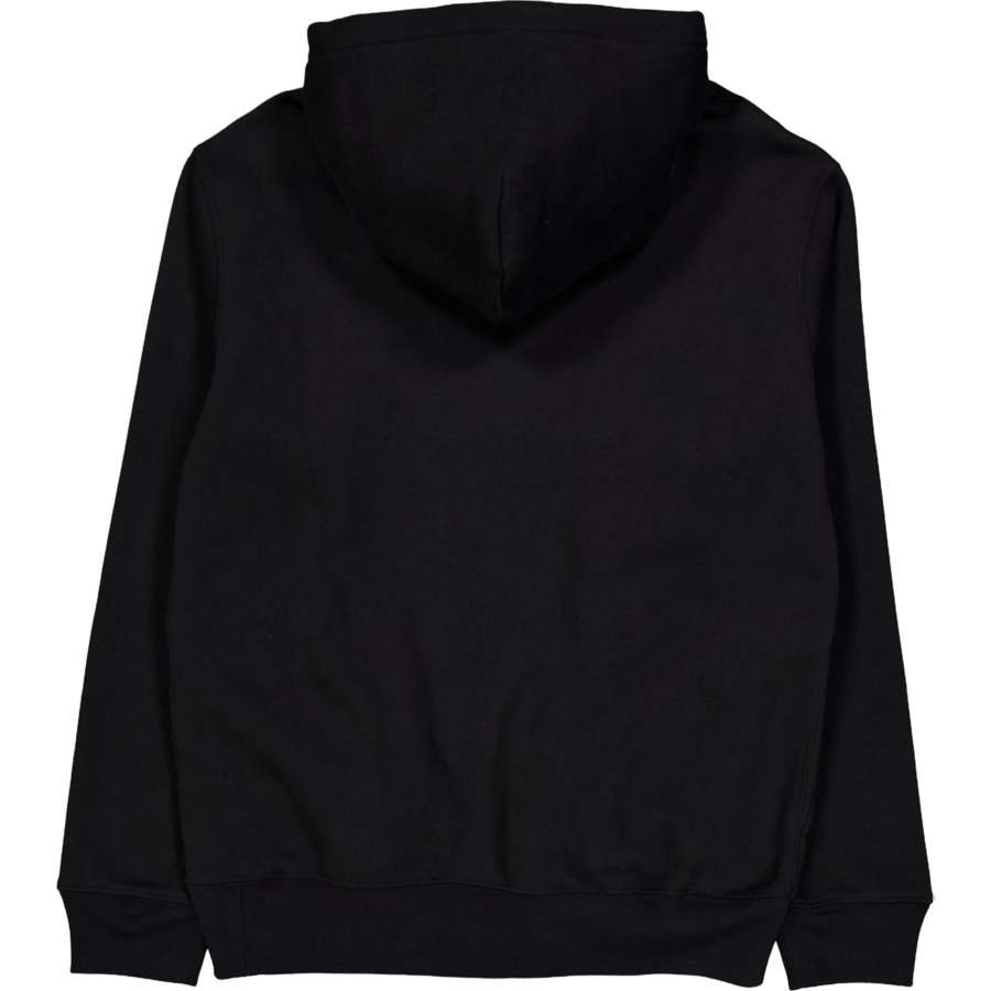 Lunar New Year Polo Bear Fleece Hoodie Polo Svart