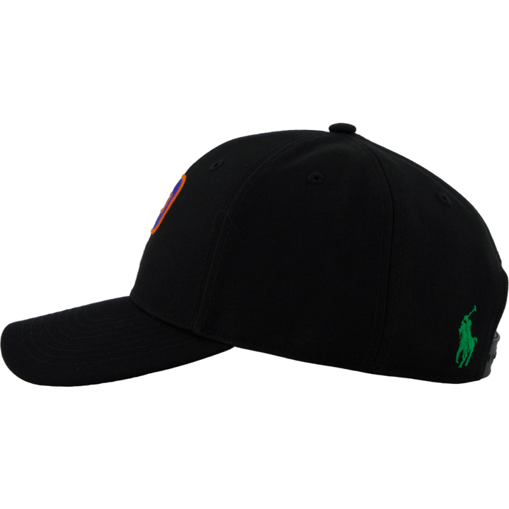 Logo-Embroidered Twill Ball Cap Polo Black