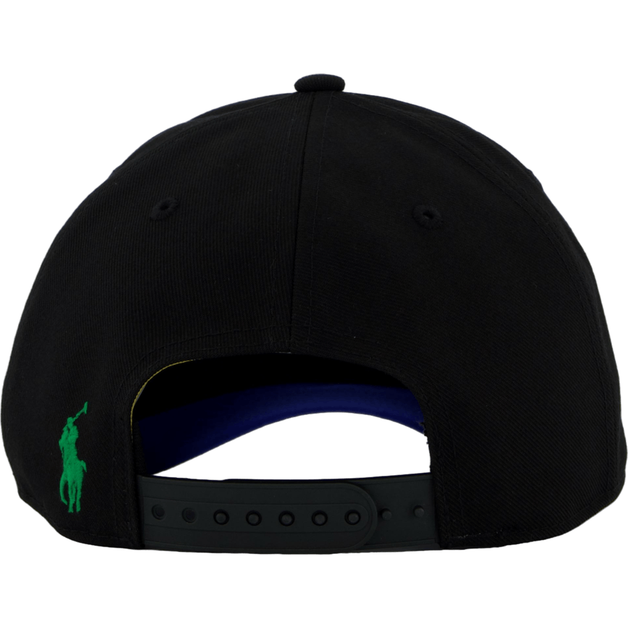 Logo-Embroidered Twill Ball Cap Polo Black