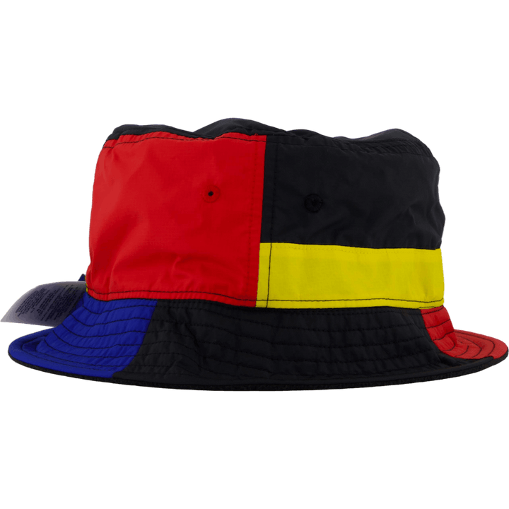 Reversible Color-Blocked Bucket Hat Sapphire Star / Polo Black