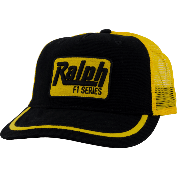 Cappello Trucker Polo Racing-Patch in Twill Nero Multi