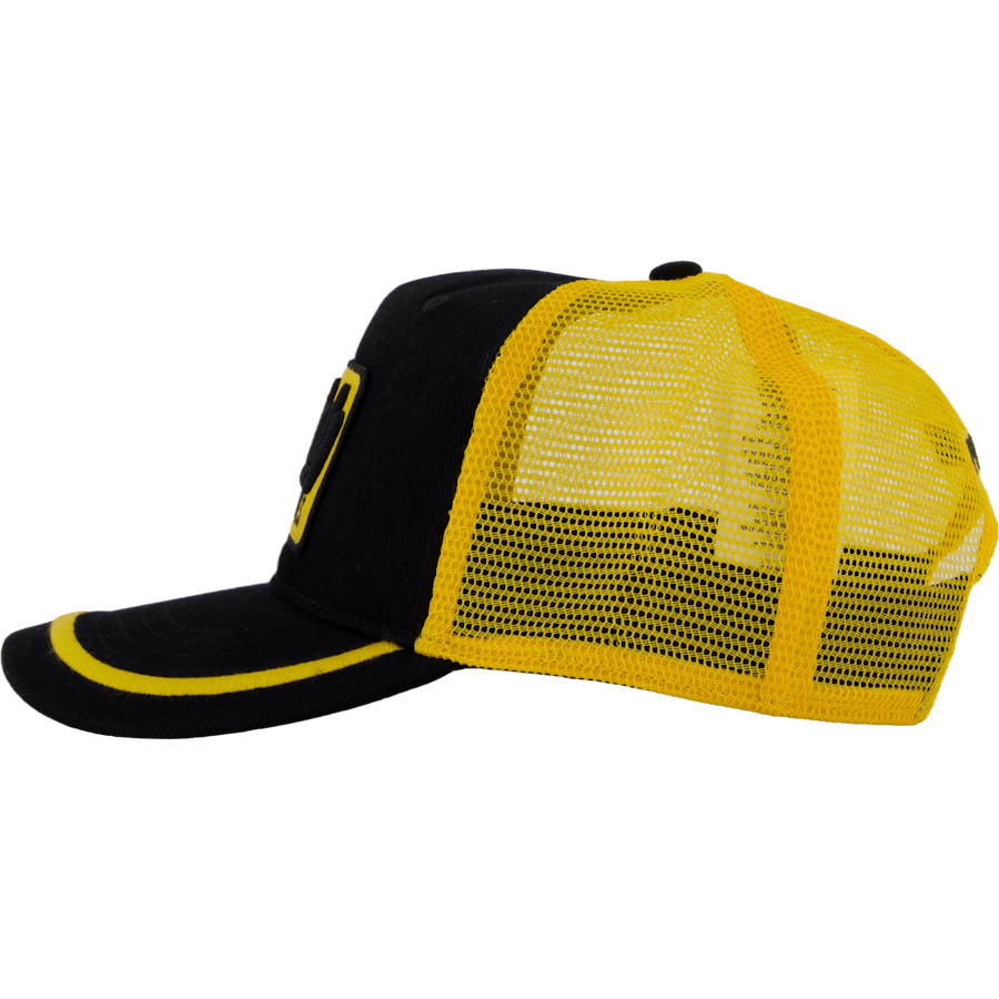 Cappello Trucker Polo Racing-Patch in Twill Nero Multi