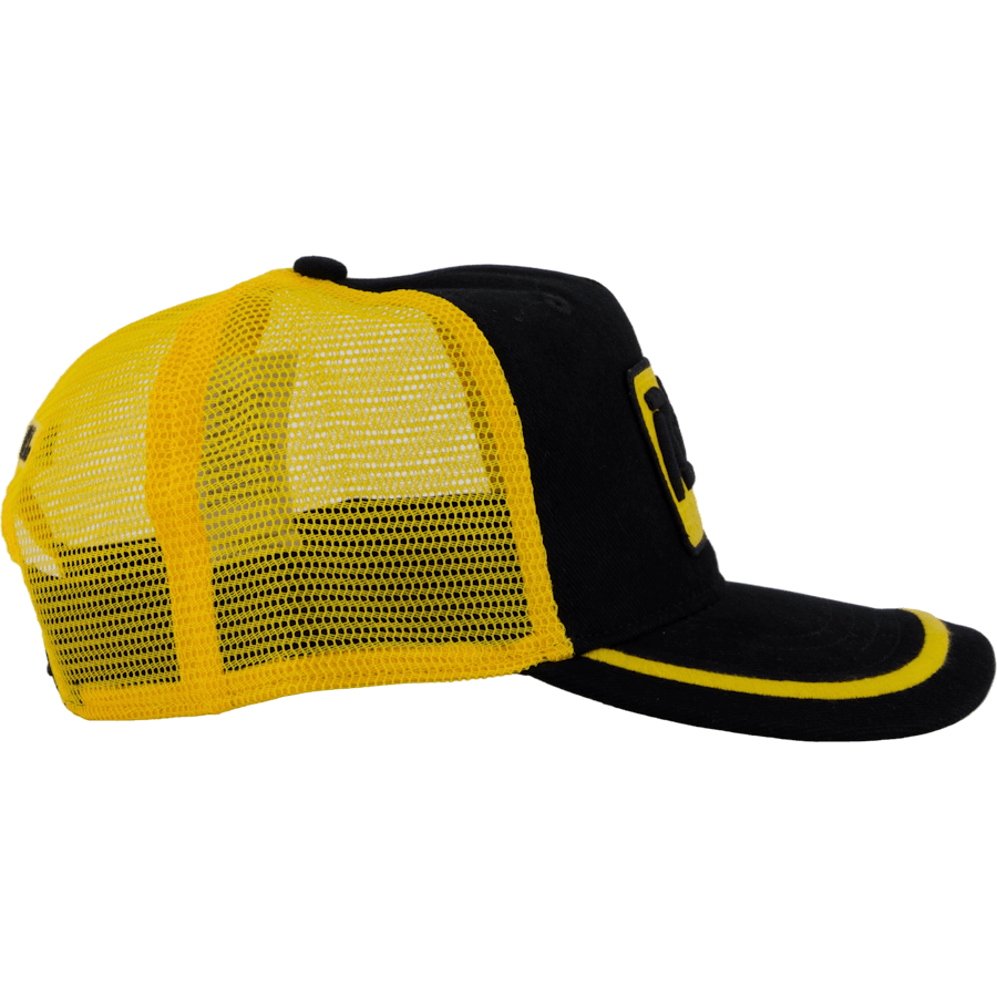 Cappello Trucker Polo Racing-Patch in Twill Nero Multi