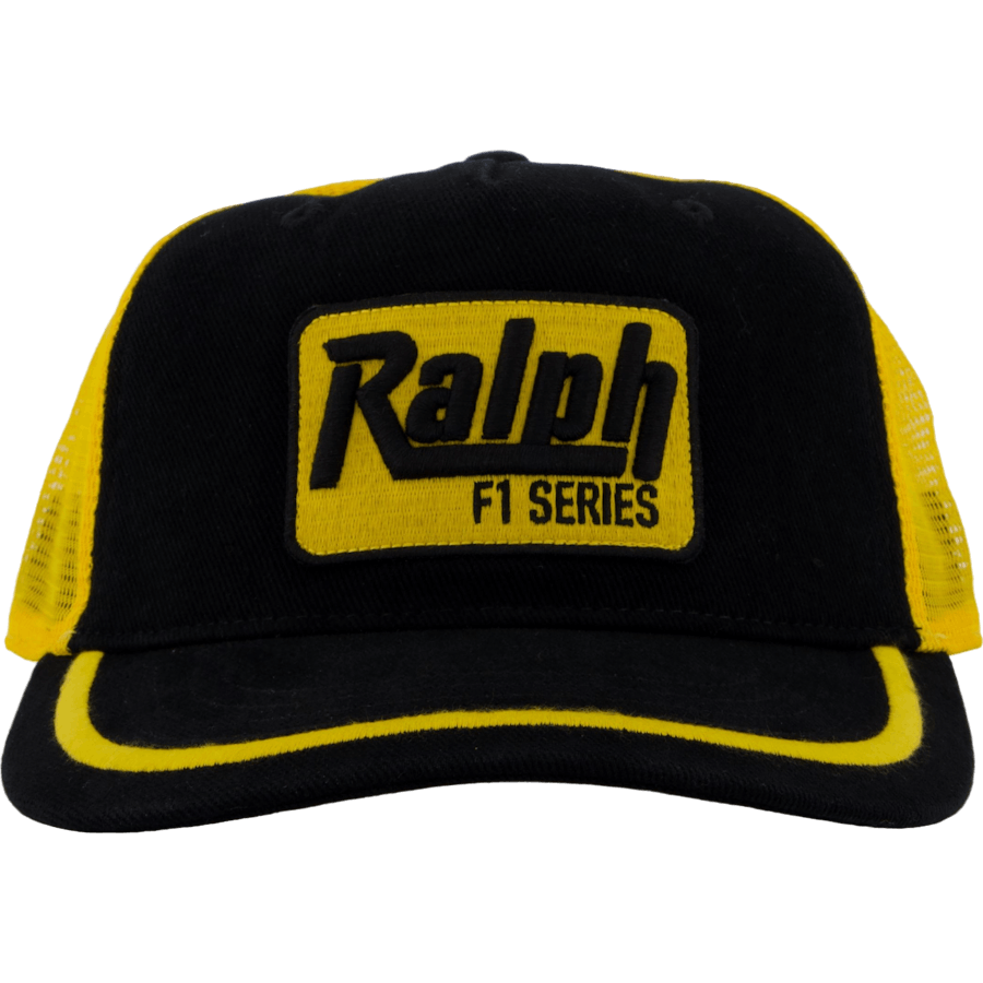 Cappello Trucker Polo Racing-Patch in Twill Nero Multi