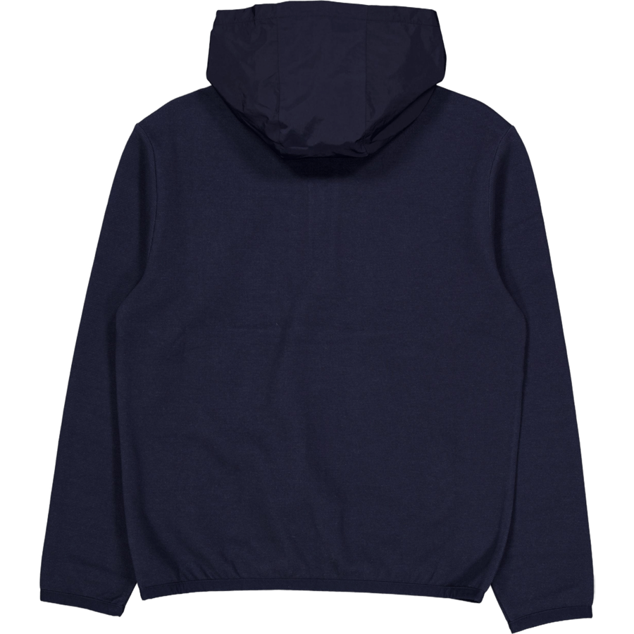 Anorak híbrido con capucha Aviator Azul marino