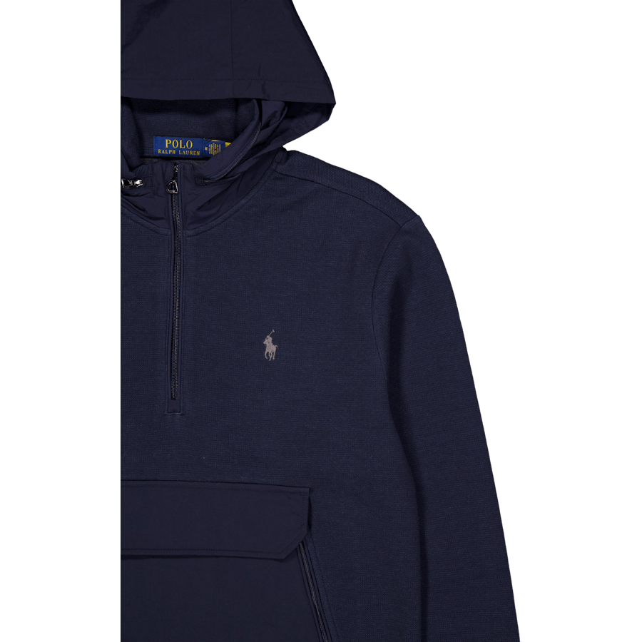 Anorak híbrido con capucha Aviator Azul marino