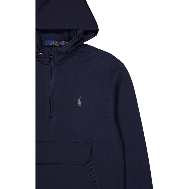 Anorak híbrido con capucha Aviator Azul marino