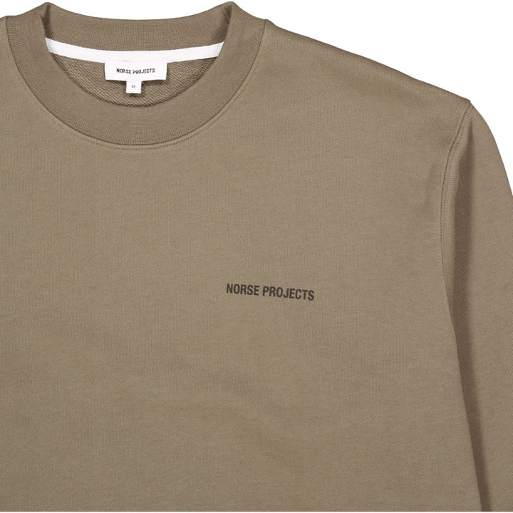 Arne Relaxed Organic Logo Swea Sediment Green
