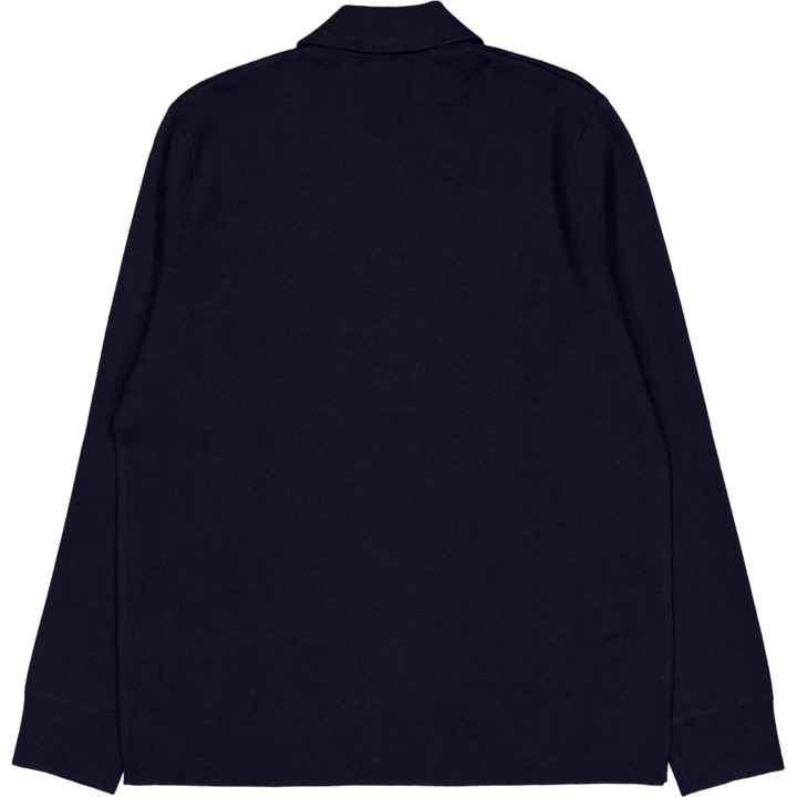 Kian Merino Cotton Milano Polo Dark Navy