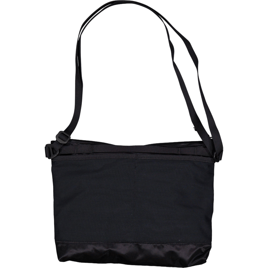 Recycled Nylon Shoulder Bag Black