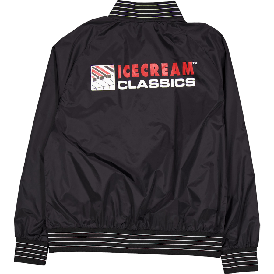 Nylon Bomber Jacket Black