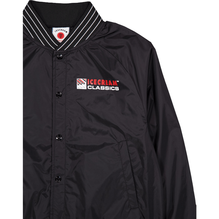 Nylon Bomber Jacket Black